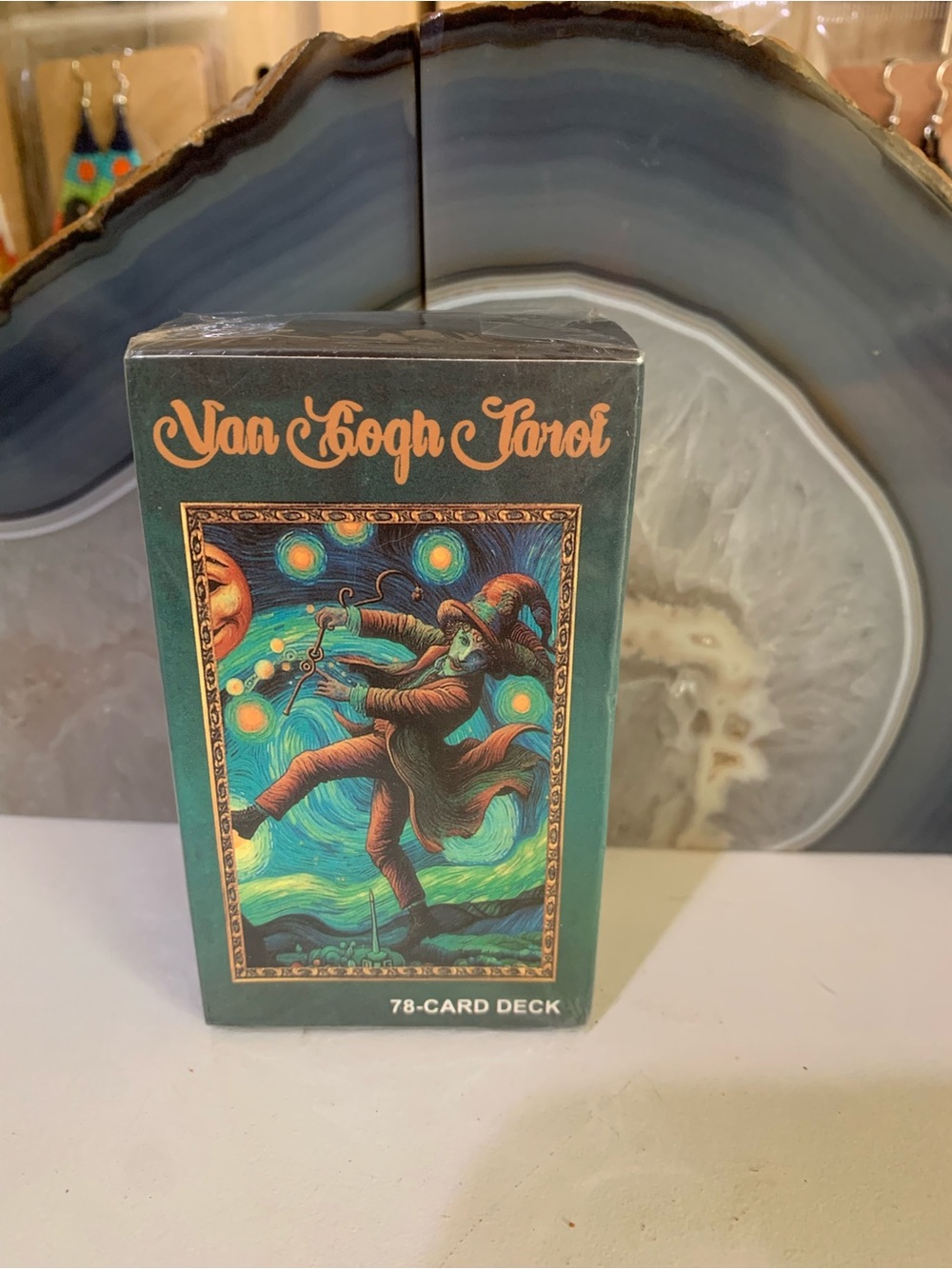Van Gogh Tarot Card Deck - Teal/Green Artwork